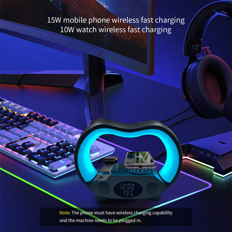 Smart Aura™ 6-in-1 LED Lamp – Glow, Charge & Play