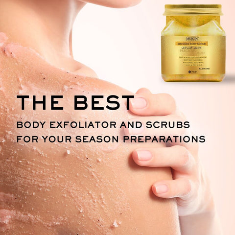 MUICIN - 24k Gold Exfoliating Face & Body Scrub - 500g