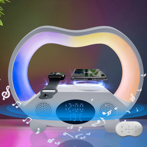 Smart Aura™ 6-in-1 LED Lamp – Glow, Charge & Play