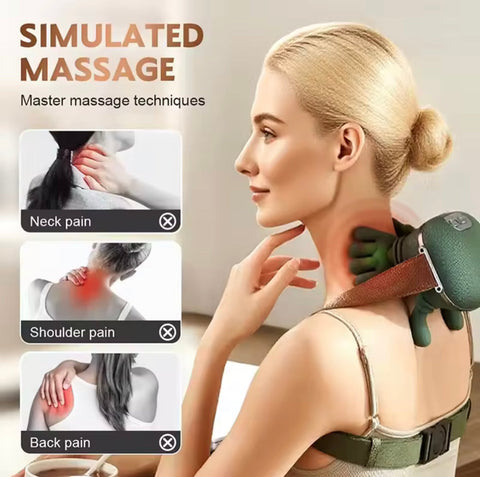 Heated Pillow Neck &amp; Back Massager