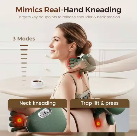 Heated Pillow Neck &amp; Back Massager