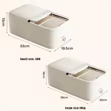 10KG Rice Storage Box (Airtight &amp; Moisture Proof)