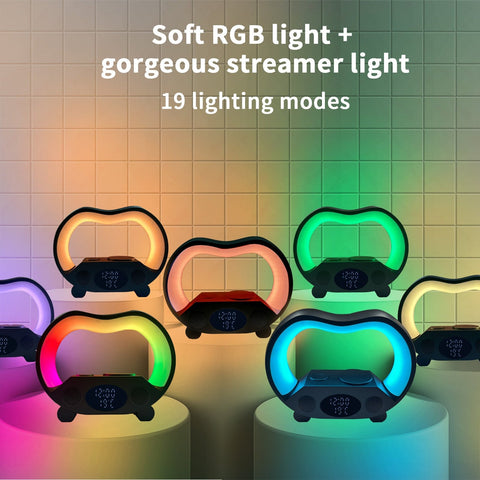 Smart Aura™ 6-in-1 LED Lamp – Glow, Charge & Play