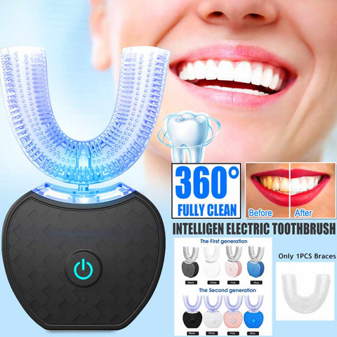 Smart Aura™ 360° U-Shaped Toothbrush – Effortless Deep Clean